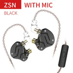 KZ ZSN Metal Hybrid Technology Earphones
