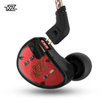 KZ AS10 5BA Balanced Armature Driver HIFI Bass Earphones